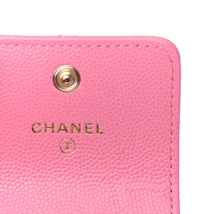 Chanel Caviar Quilted Crystal CC Airpods Pro Case Pink 4 of 6