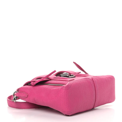 3.1 Phillip Lim Textured Calfskin Mini Pashli Satchel Fuchsia 4 of 18