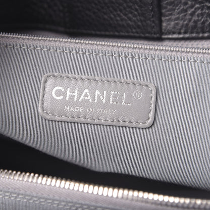 Chanel Calfskin Cerf Executive Shopper Tote Black 6 of 11