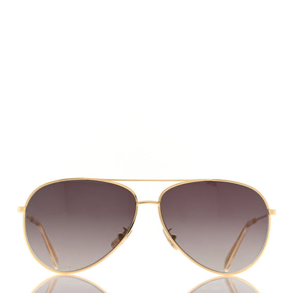 Celine Aviator Sunglasses CL 40062U Gold 2 of 11