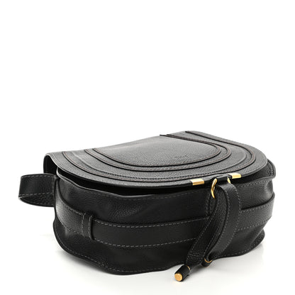 Chloe Calfskin Medium Marcie Round Crossbody Bag Black 4 of 9