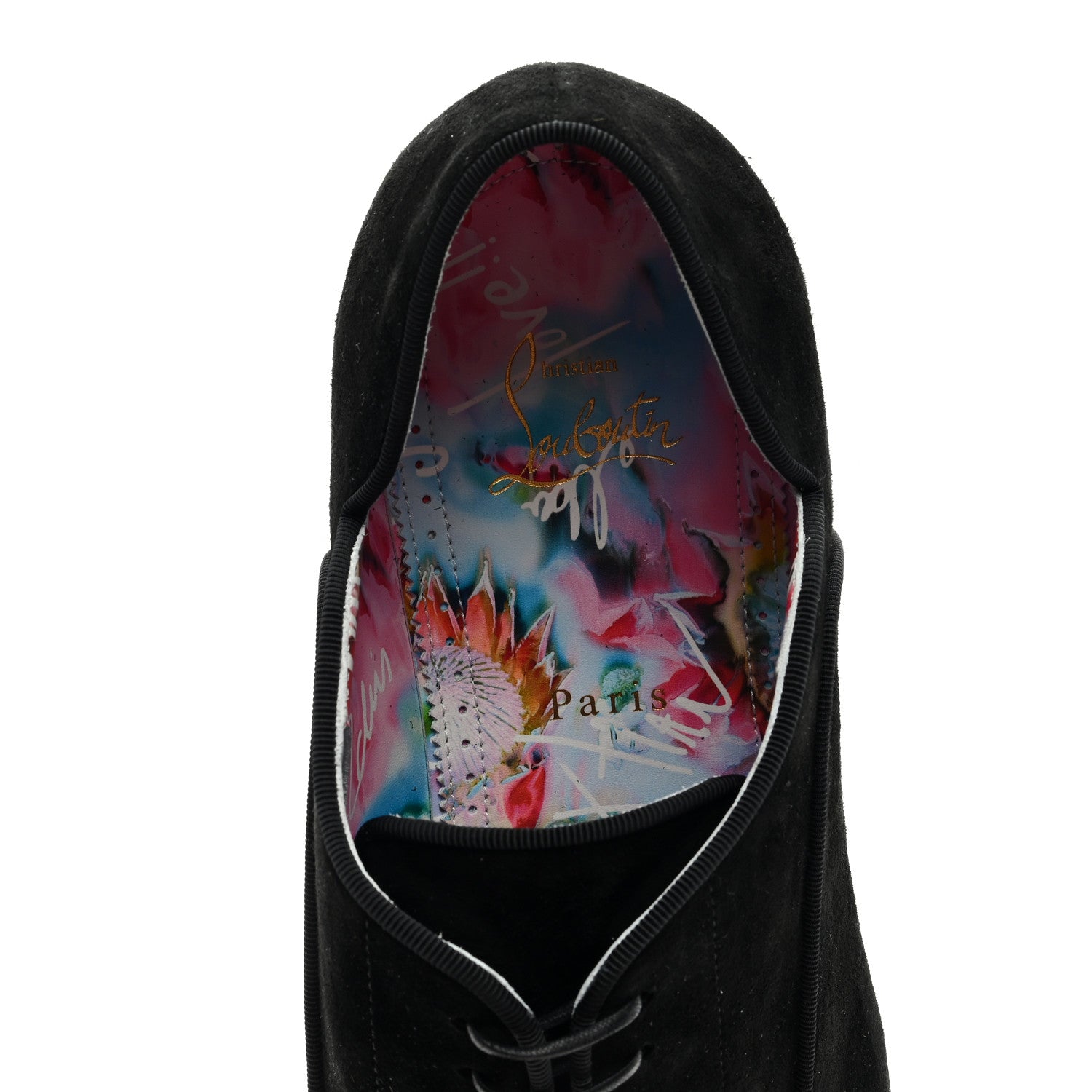 Christian Louboutin Veau Velours Mens Greggy Chick Loafers 43 Black 7 of 7