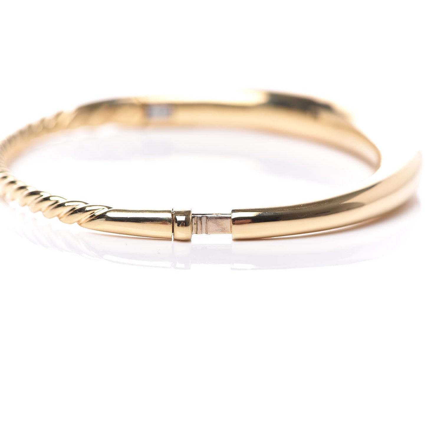 18K Yellow Gold 6.5mm Pure Form Smooth Bracelet