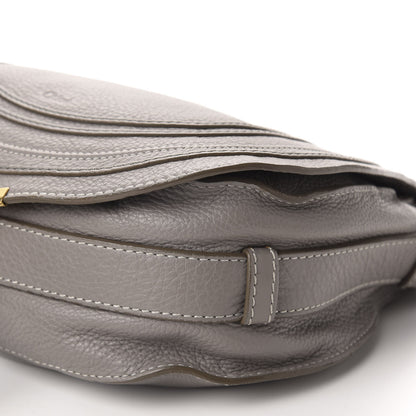 Chloe Calfskin Medium Marcie Round Crossbody Bag Cashmere Grey 7 of 10