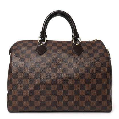 Louis Vuitton Damier Ebene Speedy 30 1 of 9