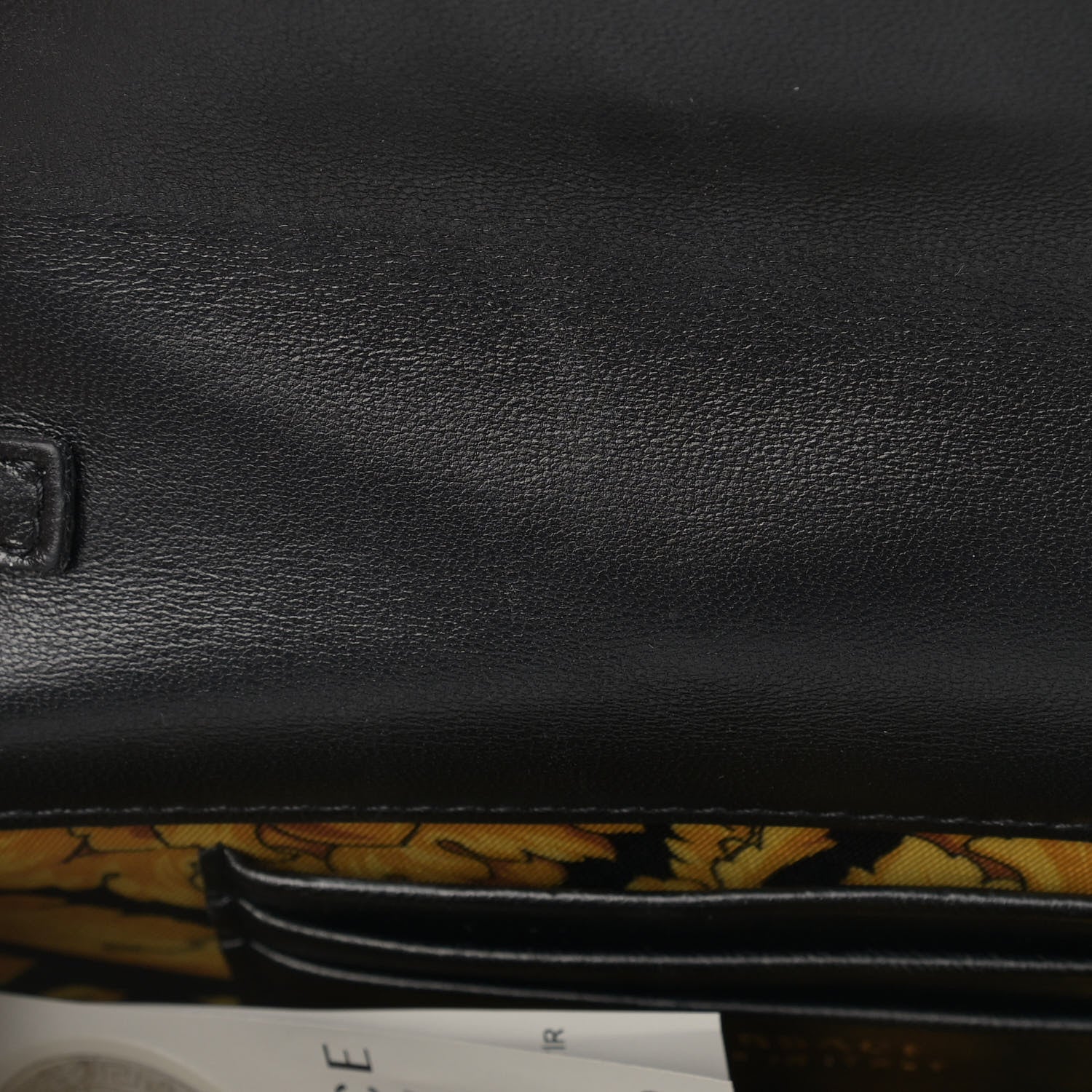 Versace Nappa Quilted Virtus Evening Bag Black 7 of 9