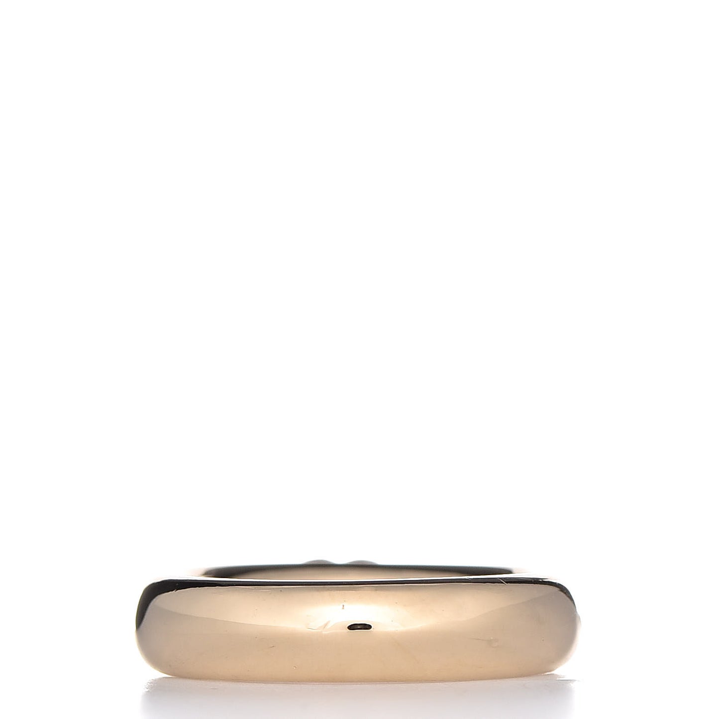 18K Yellow Gold Pink Tourmaline Heart Band Ring 52 6