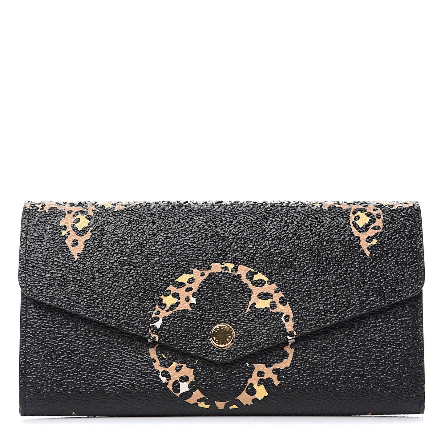 Monogram Giant Jungle Sarah Wallet Black