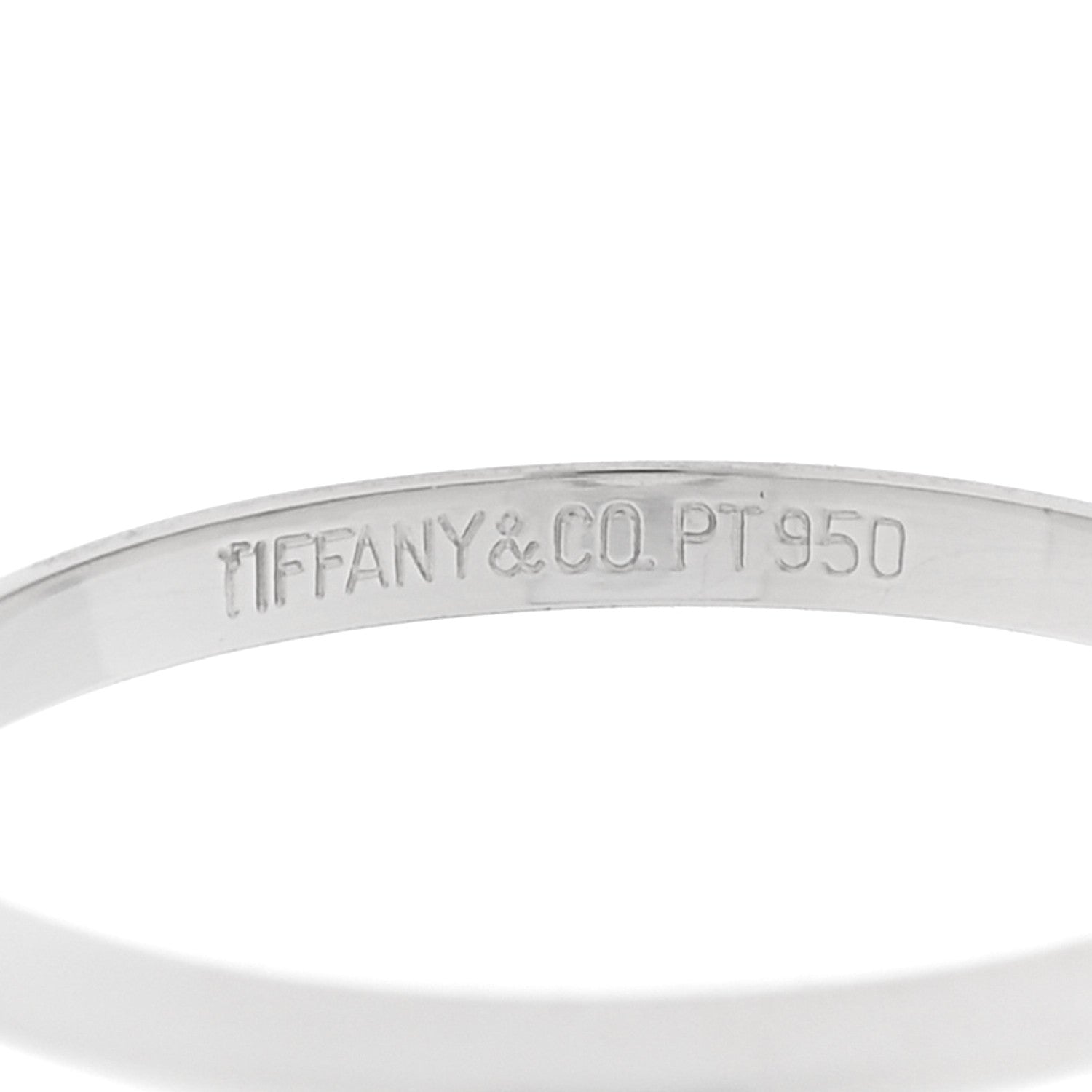 Tiffany Platinum 2mm Knife Edge Wedding Band Ring 60 9 4 of 4