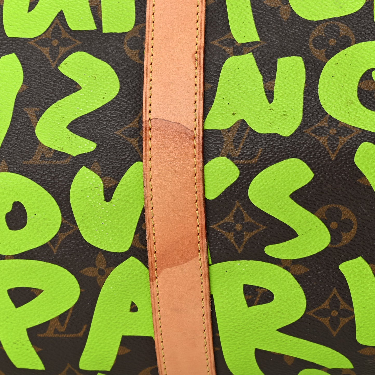 Monogram Graffiti Keepall 50 Green