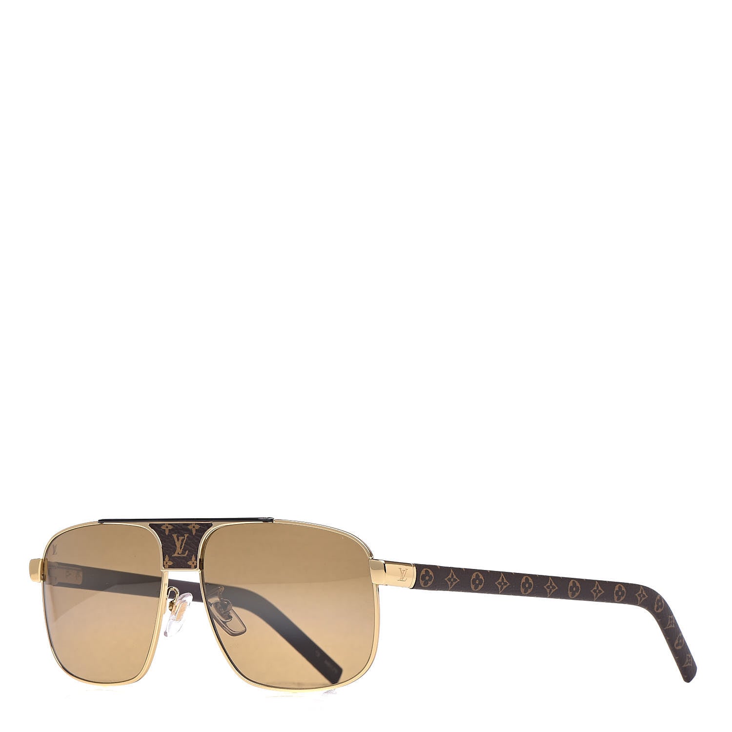 Louis Vuitton Monogram Pacific Sunglasses Z2338E Gold 421112