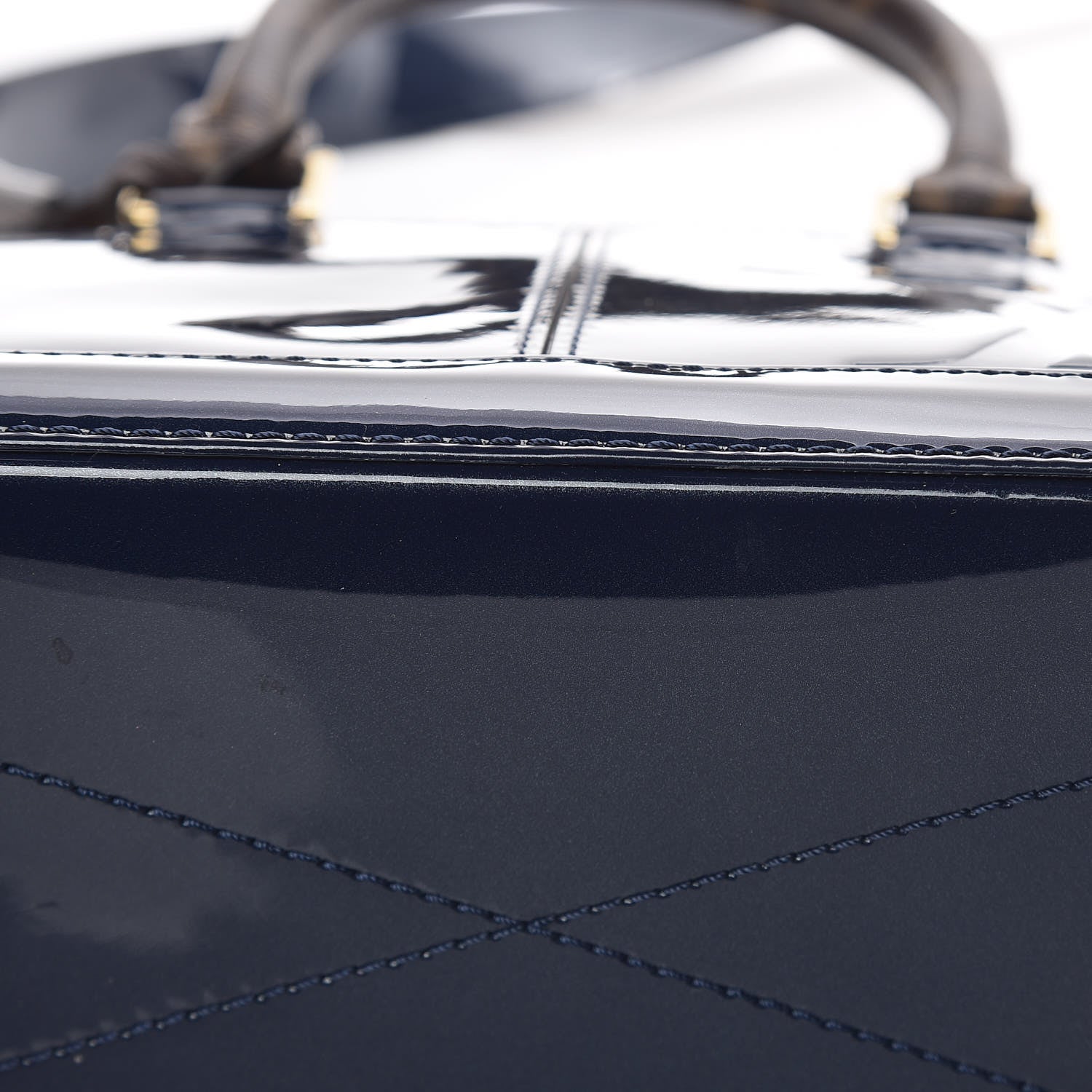 Louis Vuitton Patent Monogram Alma BB Marine 10 of 10
