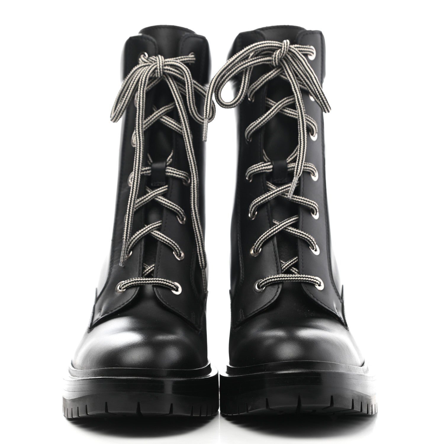 Hermes Calfskin Bridge Ankle Boots 39 Black 2 of 9
