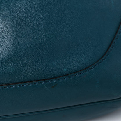 Gucci Calfskin Medium New Jackie Shoulder Bag Teal 18 of 25