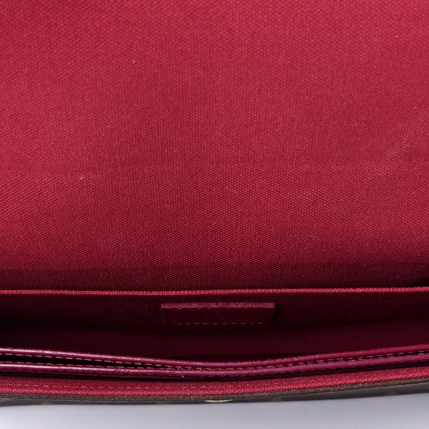 Monogram Pochette Felicie Chain Wallet Fuchsia