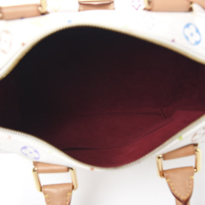 Louis Vuitton Monogram Multicolor Speedy 30 White 4 of 10