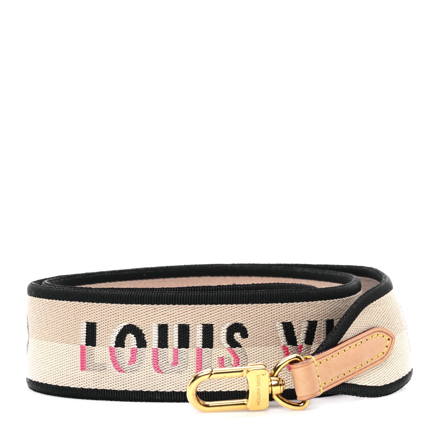 Louis Vuitton Jacquard Speedy Bandouliere 20 Shoulder Strap Black 1 of 3