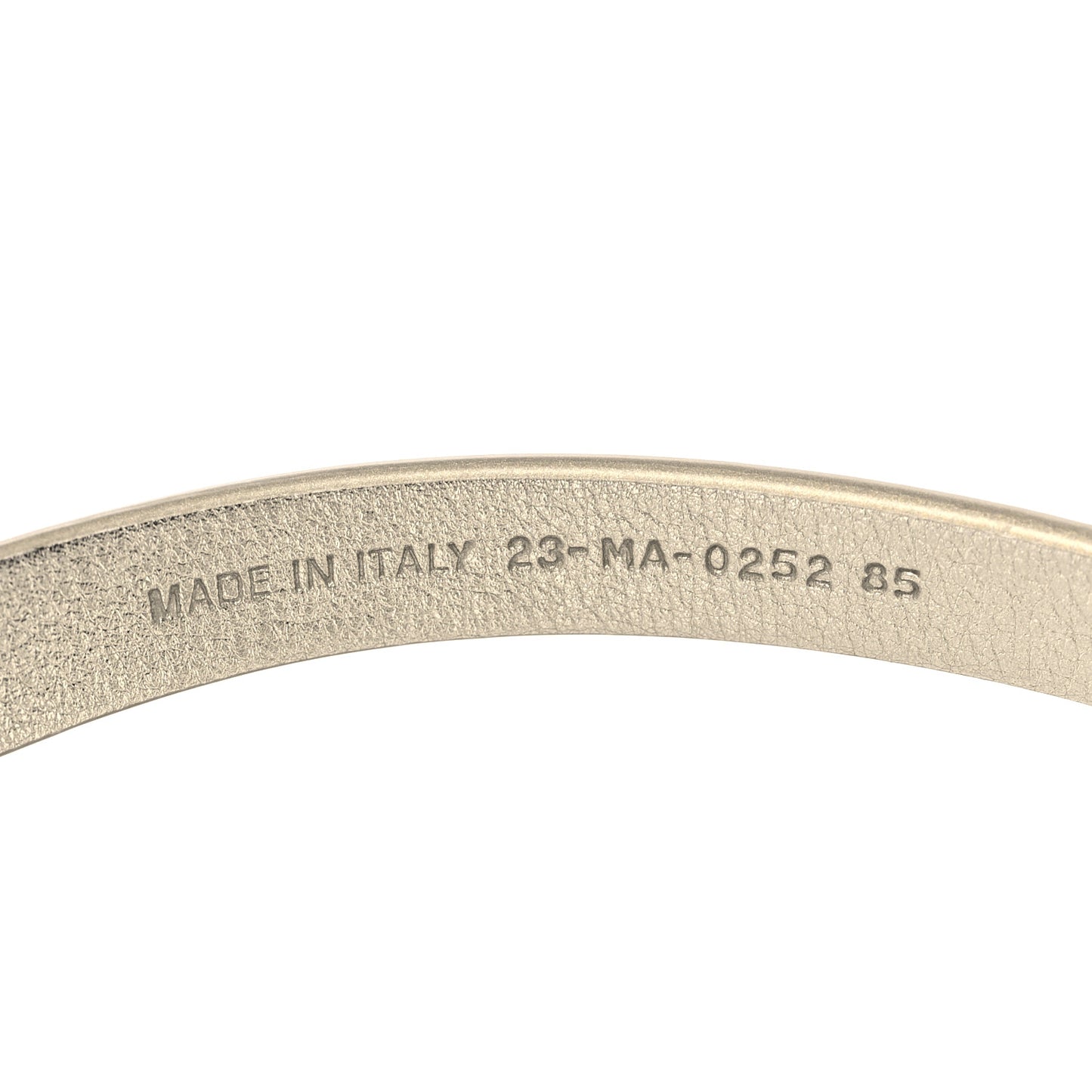 Metallic Calfskin Crystal 30 Montaigne Belt 85 34 Or Clair