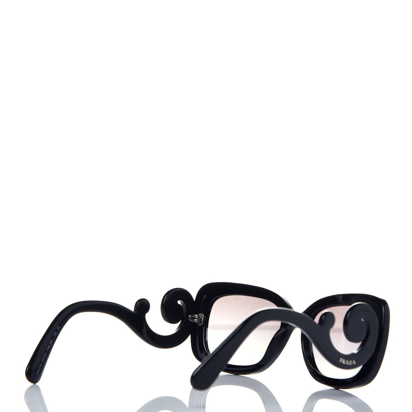 Acetate Baroque Sunglasses SPR 27O Black