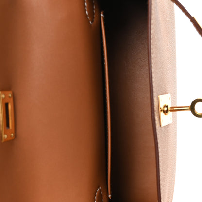 Hermes Epsom Mini Kelly Sellier 20 Gold 5 of 11