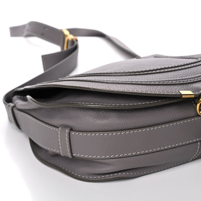 Chloe Calfskin Medium Marcie Round Crossbody Bag Cashmere Grey 8 of 12