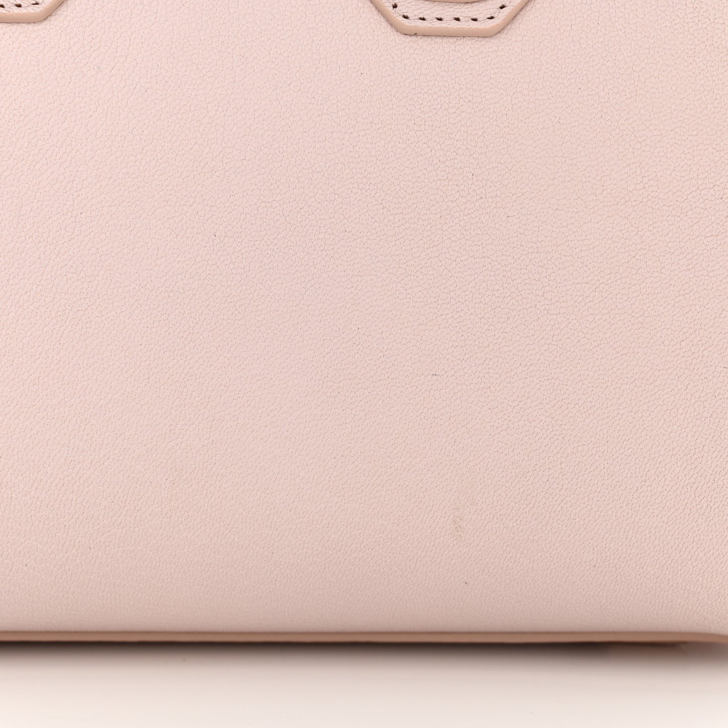 Sugar Goatskin Mini Antigona Light Pink