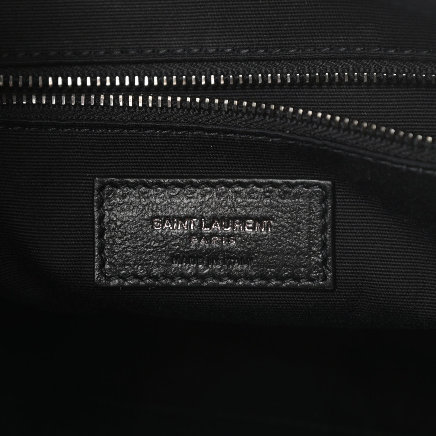 Crinkled Calfskin Matelasse Monogram Medium Niki Shopper Tote Black