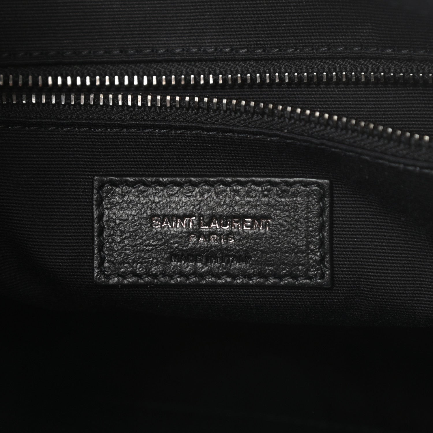 Saint Laurent Crinkled Calfskin Matelasse Monogram Medium Niki Shopper Tote Black 6 of 11