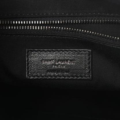 Saint Laurent Crinkled Calfskin Matelasse Monogram Medium Niki Shopper Tote Black 6 of 11