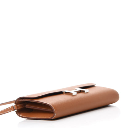 Hermes Epsom Constance Long Wallet To Go Gold 4 of 10