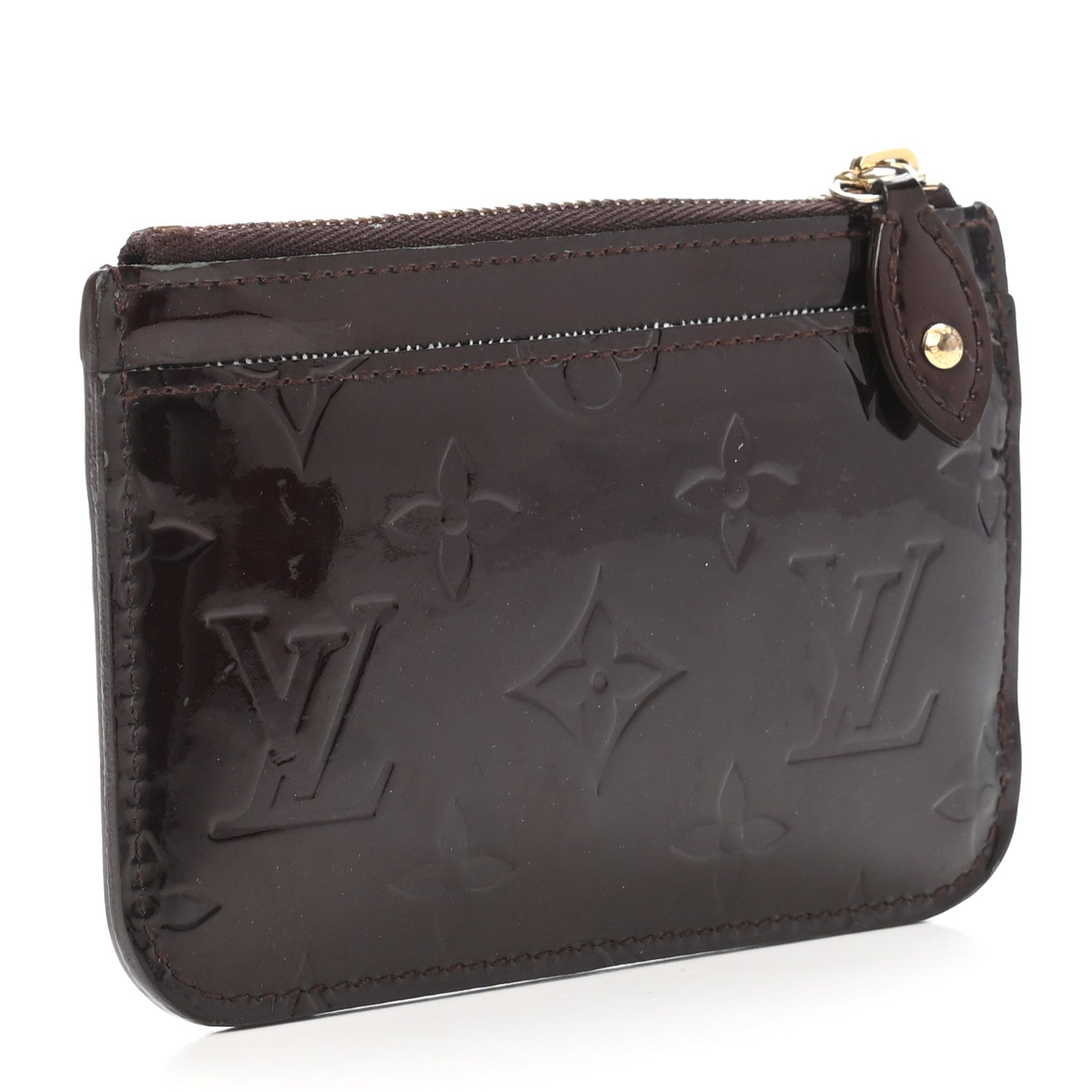 Louis Vuitton Vernis Key Pouch Amarante 3 of 8