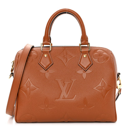Louis Vuitton Empreinte Monogram Giant Speedy Bandouliere 25 Cognac 1 of 9