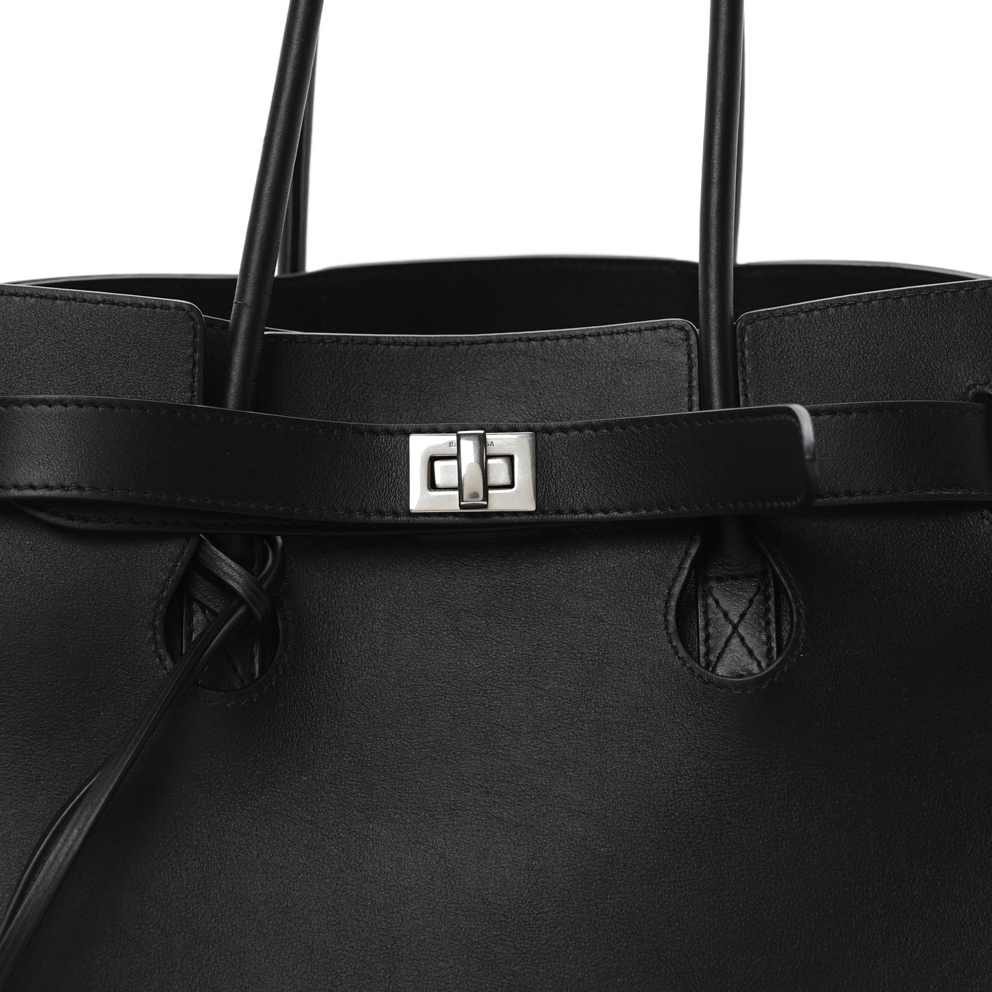 Smooth Calfskin Medium Bel Air Carry All Bag Black