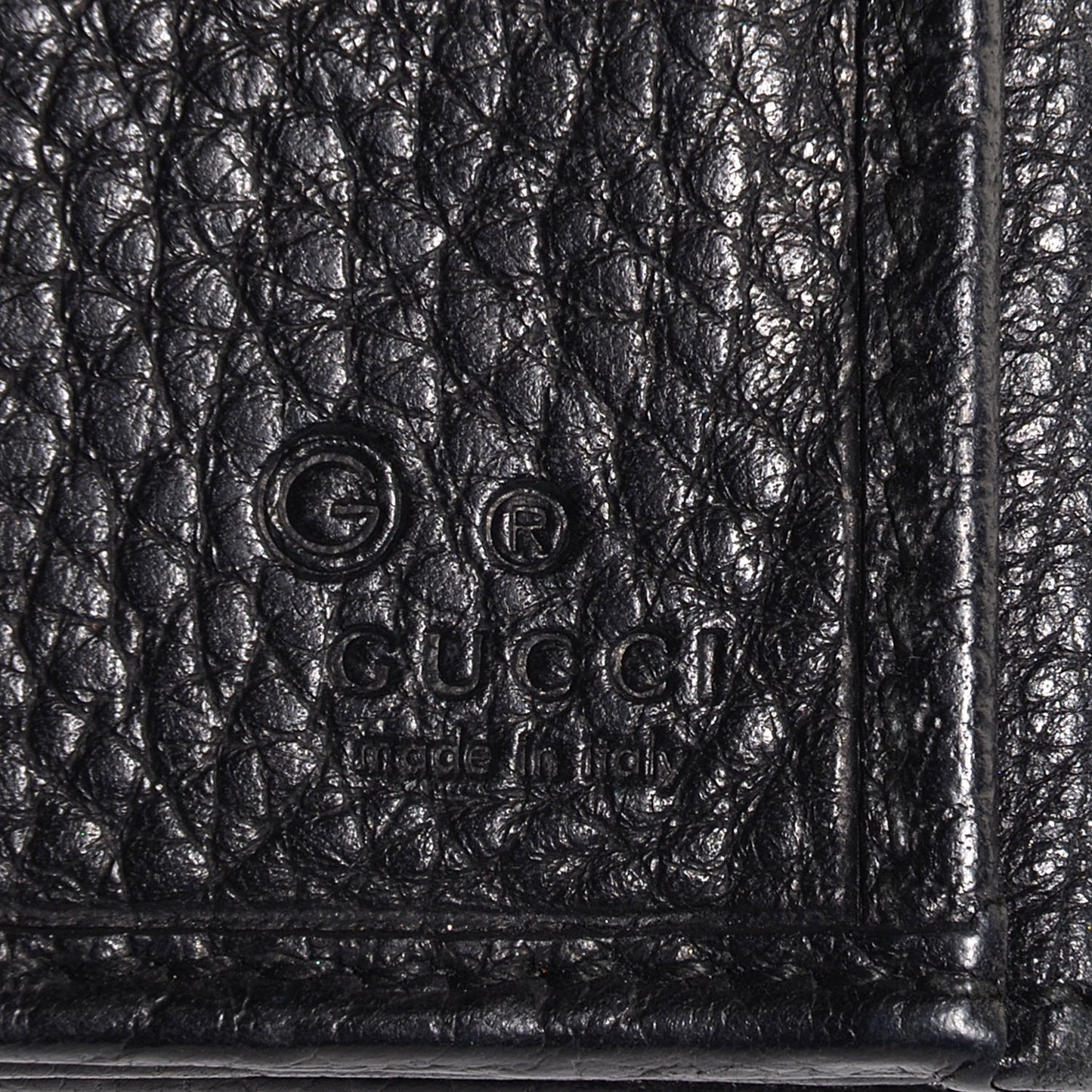 Leather Blondie Continental Wallet Black