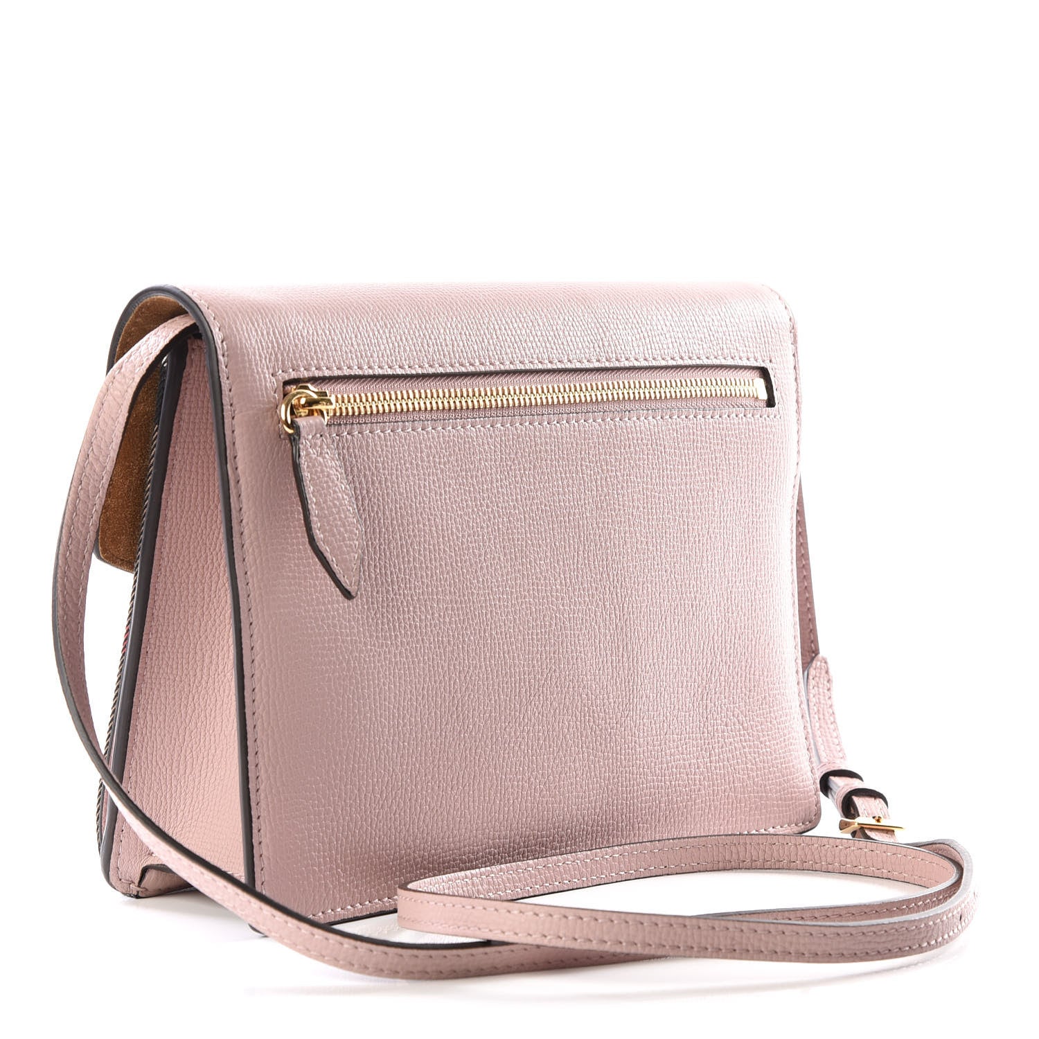 Burberry Derby Calfskin House Check Small Macken Crossbody Bag Pale Orchid 2 of 12