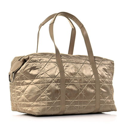 Christian Dior Nylon Cannage Shoulder Bag Beige 5 of 26
