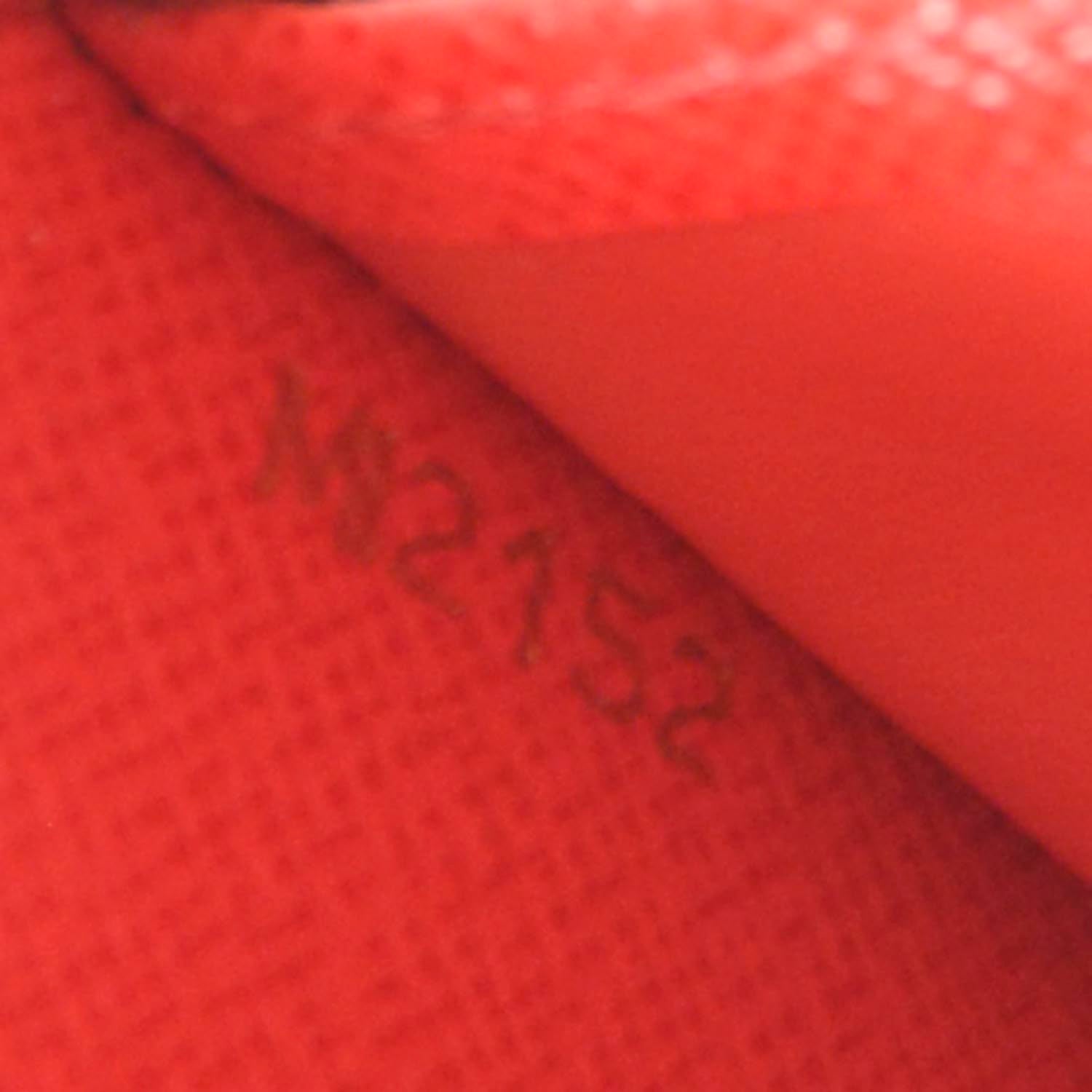 Louis Vuitton Monogram Kusama Pumpkin Dots Zippy Wallet Red 7 of 7