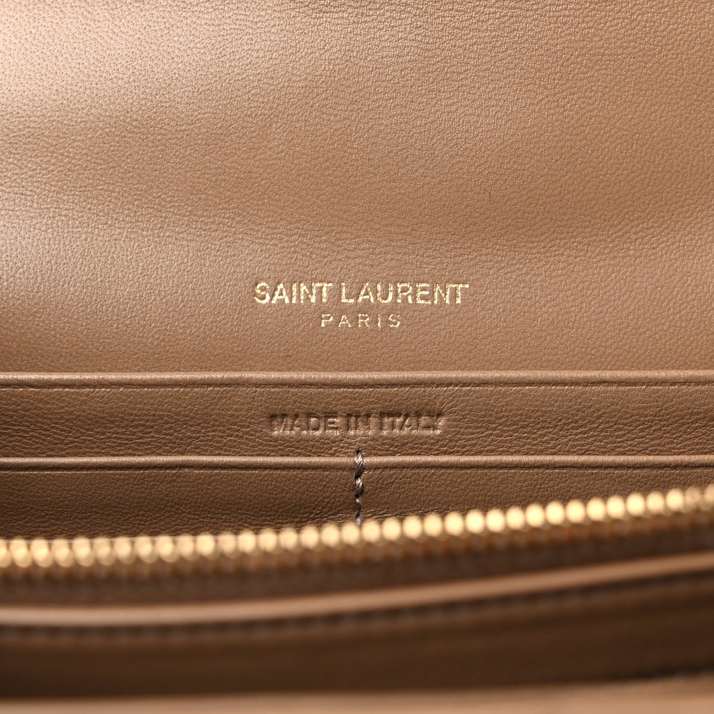 Lambskin Matelasse Monogram Vicky Chain Wallet Peru