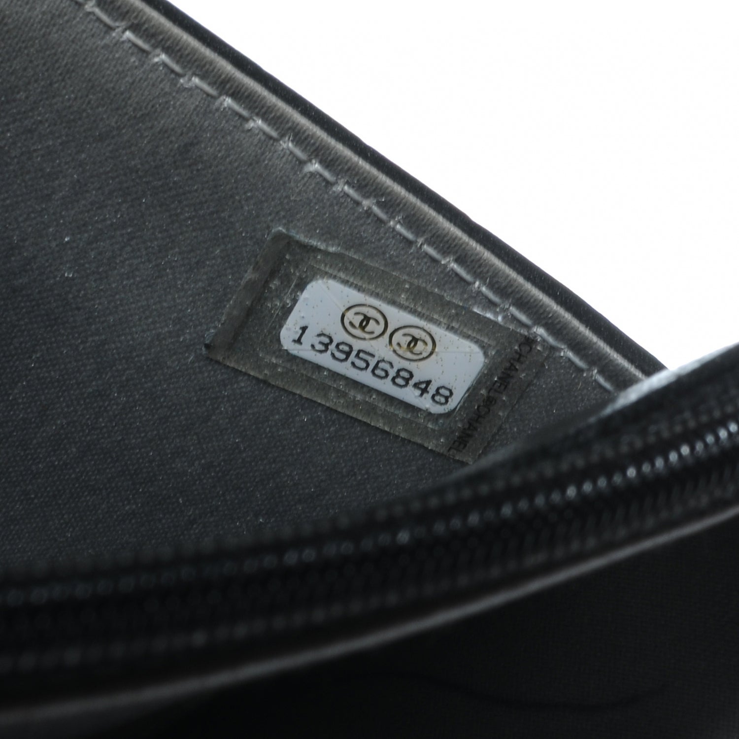 Chanel Lambskin Camellia Wallet on Chain WOC Black 7 of 7