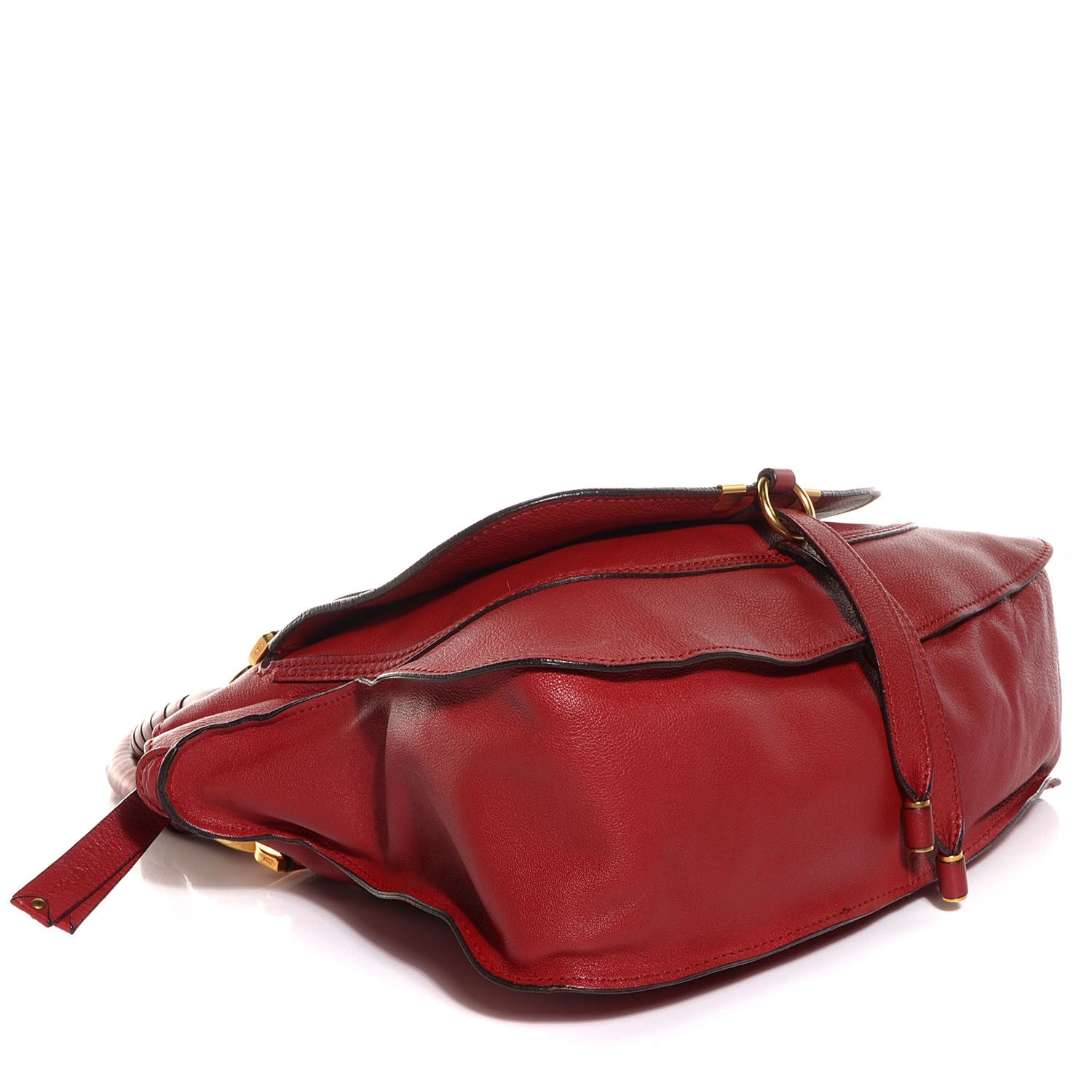 Chloe Calfskin Medium Marcie Satchel Garnet 4 of 10