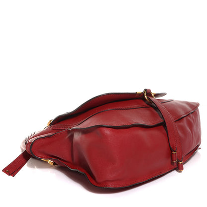 Chloe Calfskin Medium Marcie Satchel Garnet 4 of 10