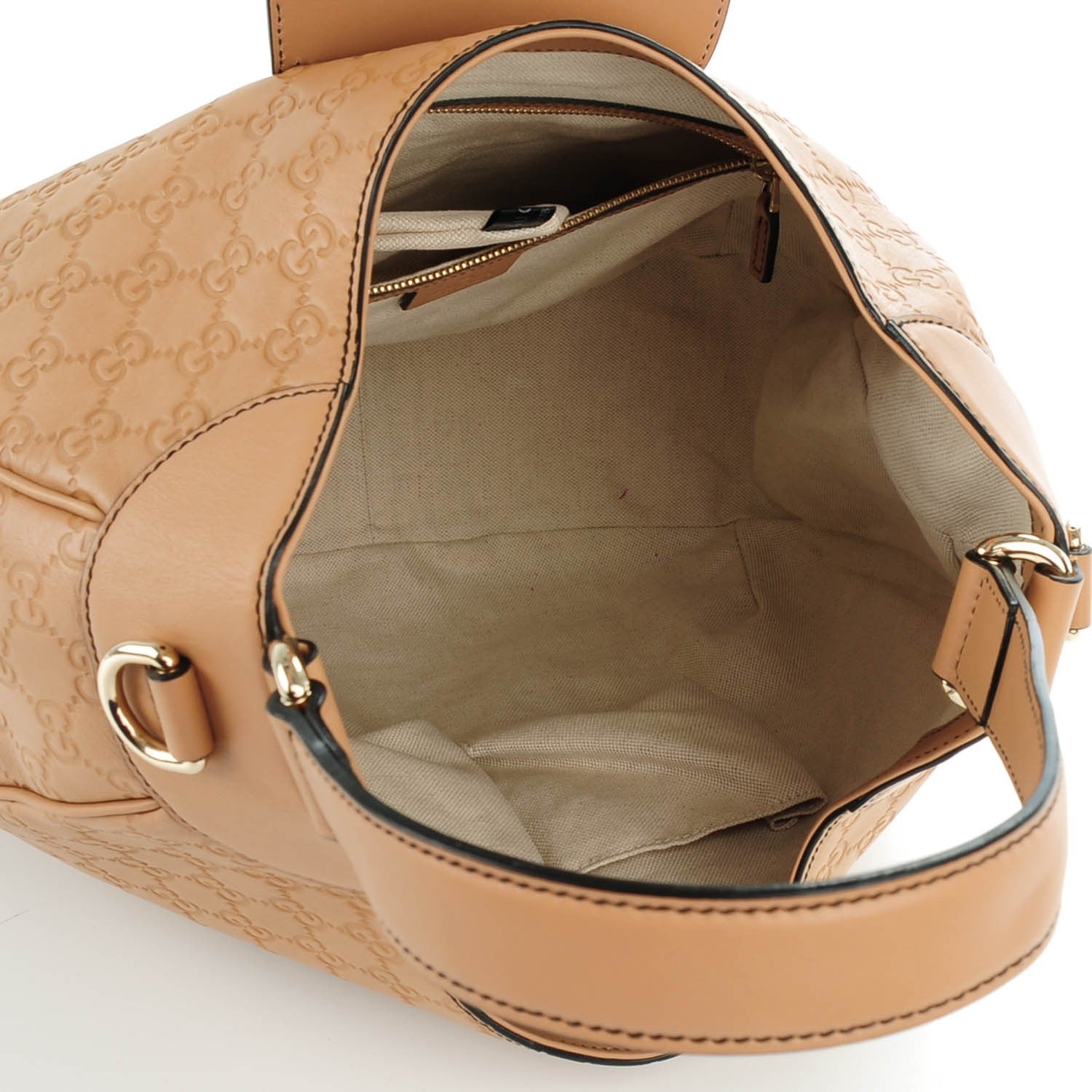 Gucci Soft Guccissima Medium Emily Hobo Camelia 5 of 7