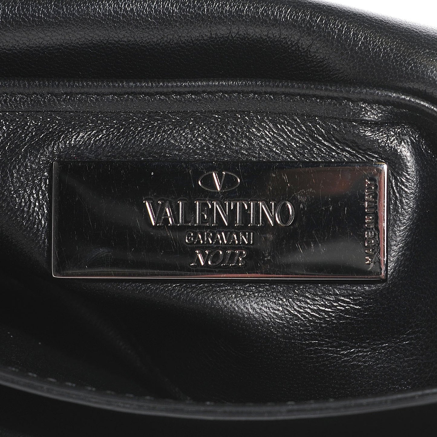 Nappa Crystal Encrusted Studs Va Va Voom Shoulder Bag Black