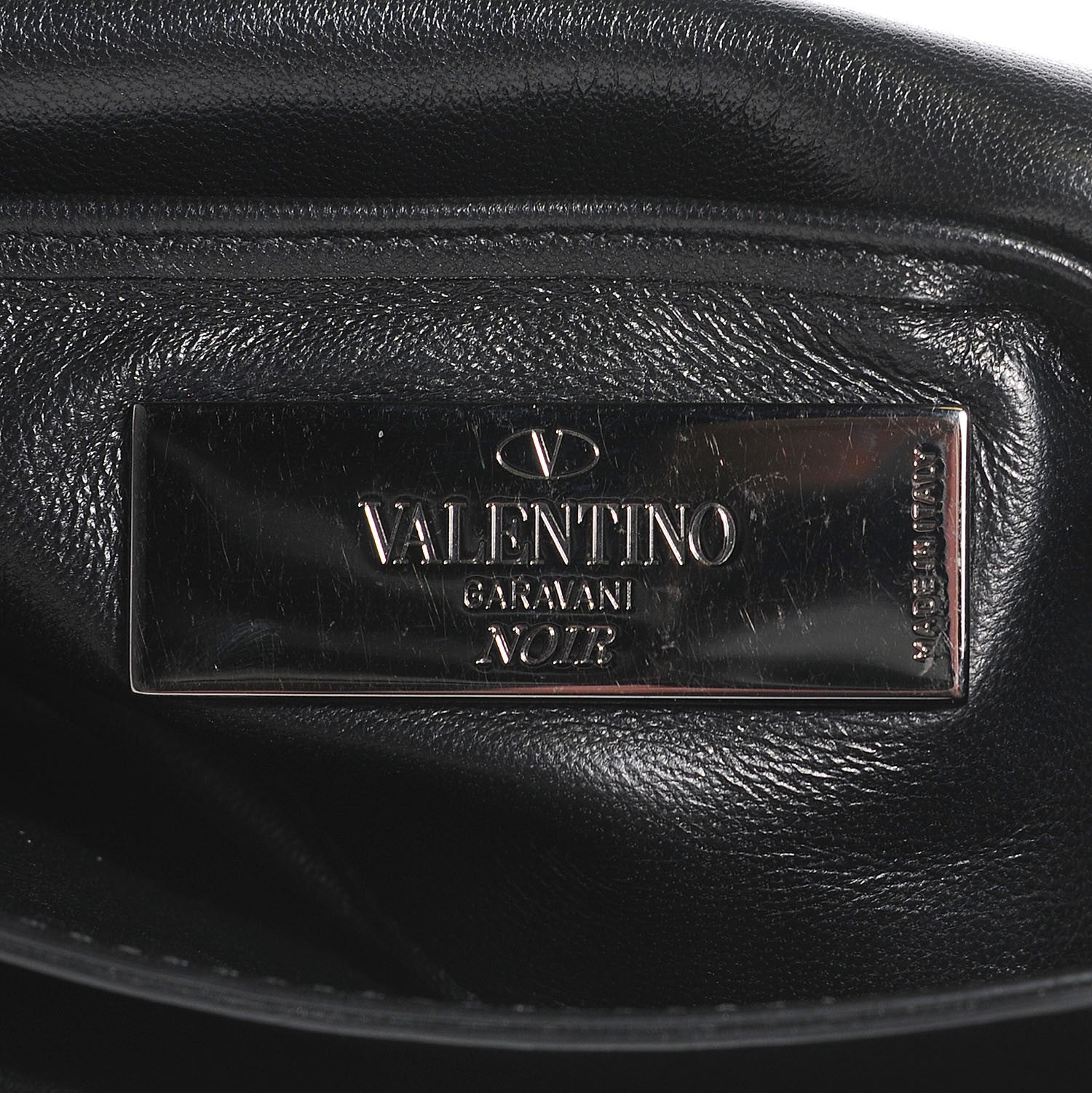 Valentino Garavani Nappa Crystal Encrusted Studs Va Va Voom Shoulder Bag Black 6 of 8