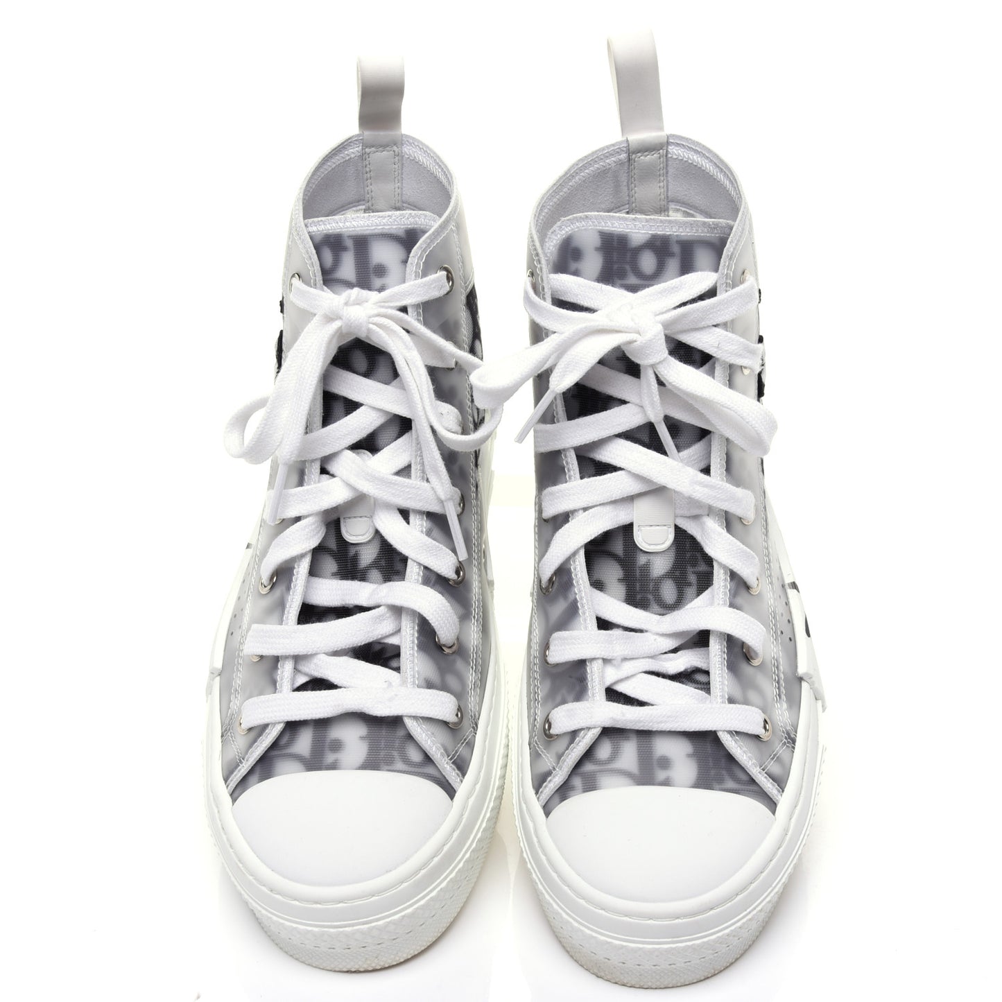 X SHAWN STUSSY Canvas Oblique Bee Mens B23 High Top Sneakers 41 White Black