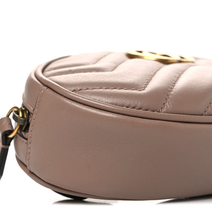 Gucci Calfskin Matelasse GG Marmont Belt Bag 105 42 Porcelain Rose 9 of 11