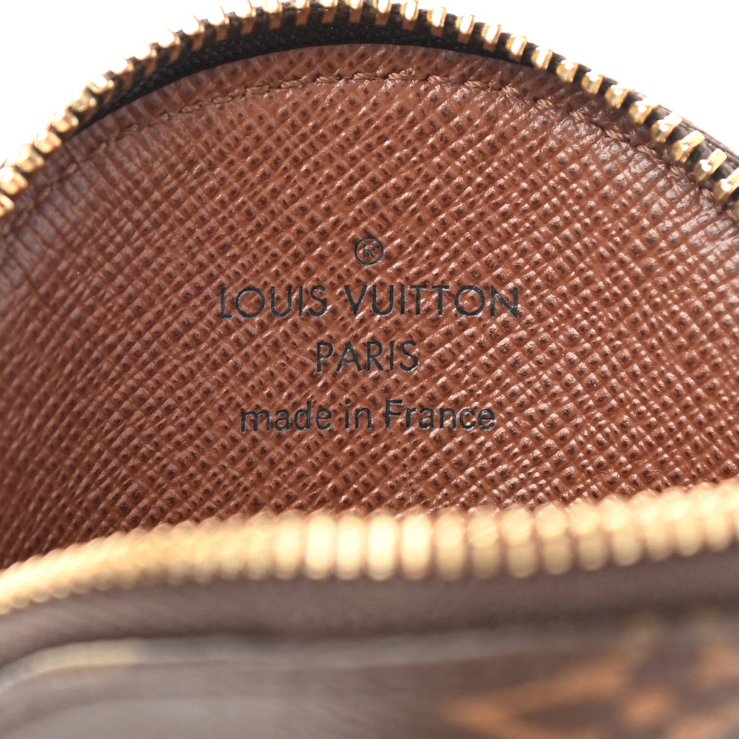 Monogram Round Coin Purse