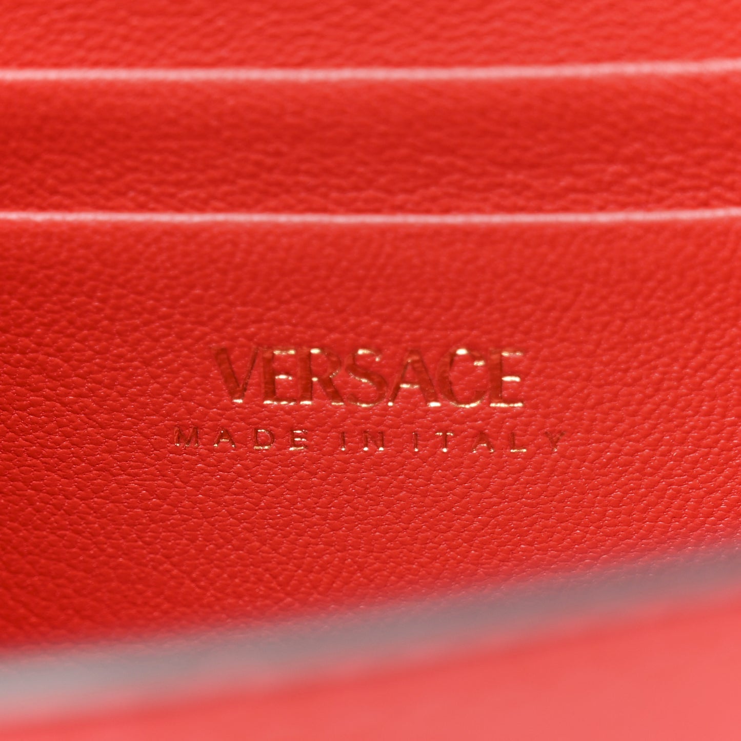 Calfskin Snakeskin Embossed Virtus Mini Chain Crossbody Red