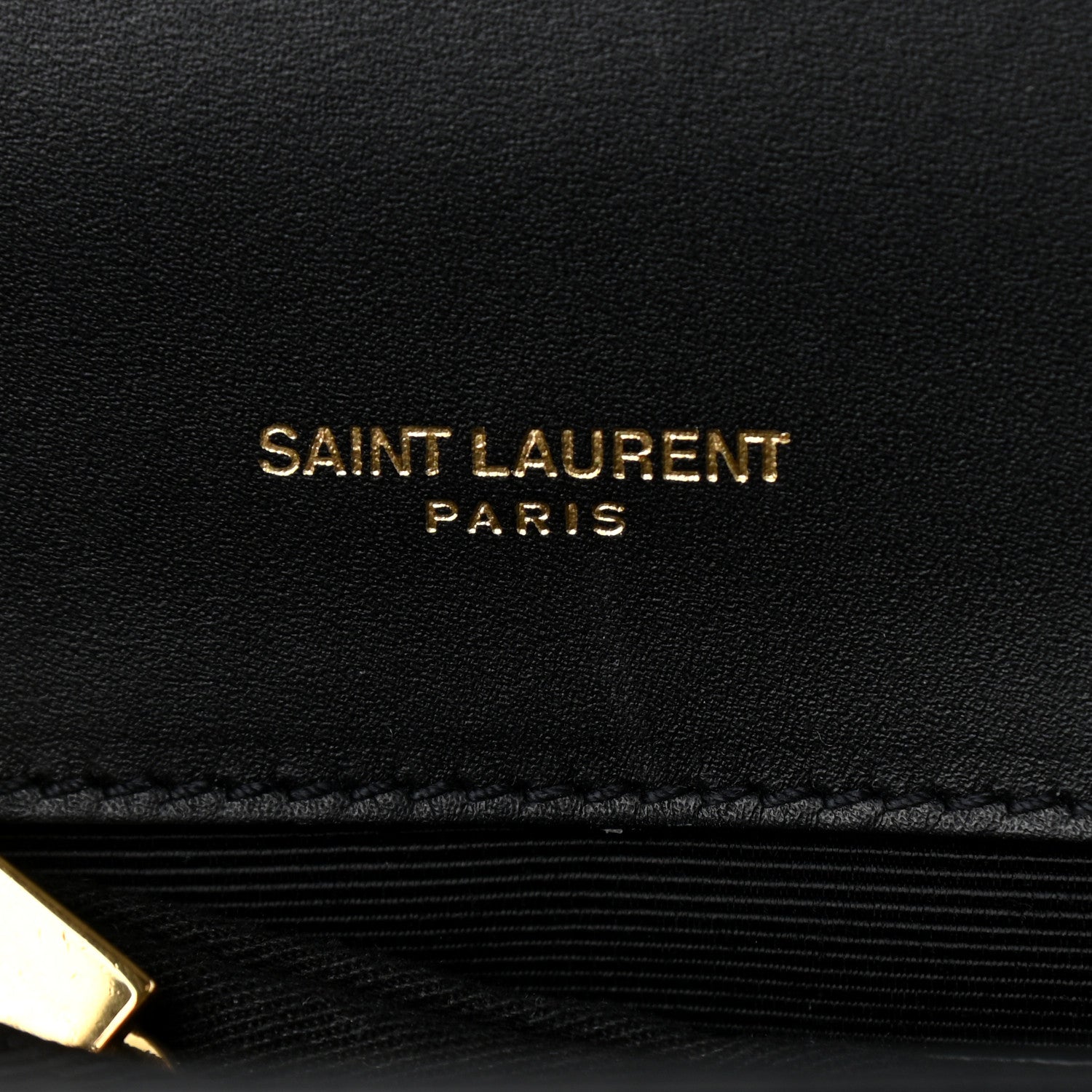 Saint Laurent Calfskin Small Monogram Kate Satchel Black 6 of 9