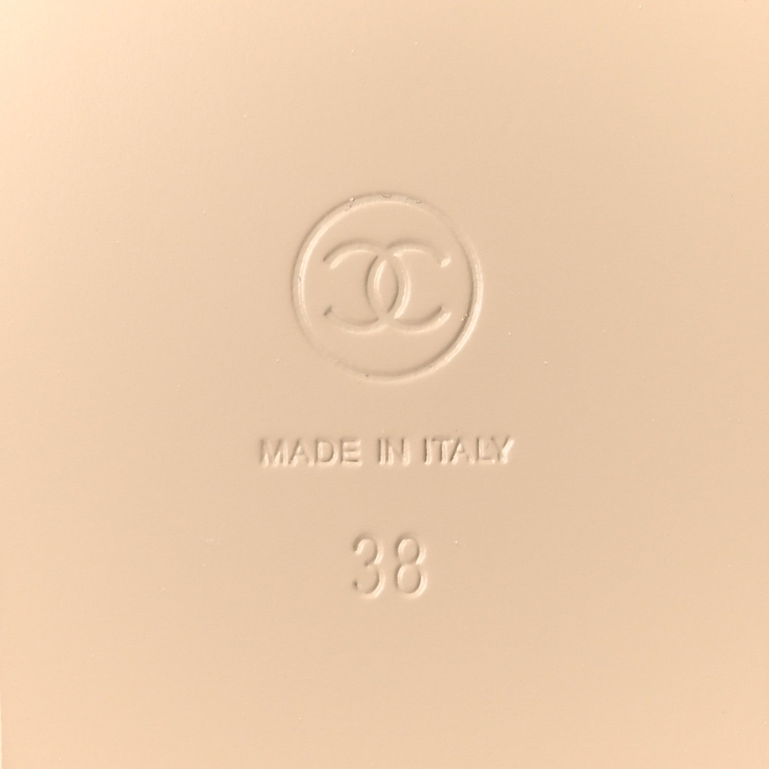 Chanel Goatskin CC Times Square Thong Sandals 38 Beige 7 of 9